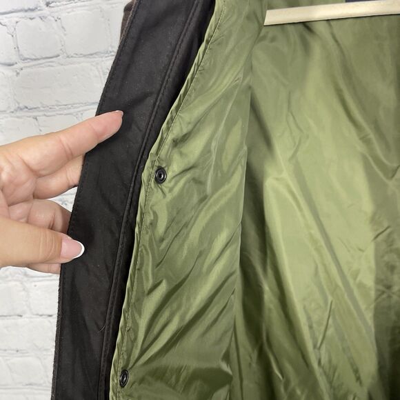 VTG Nautica Coat Means Large Double Layer Quilted Removable Liner Wool Jacket - Picture 7 of 15